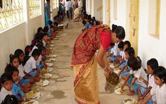 Teacher steals mid-day meal Teacher steals mid-day meal
